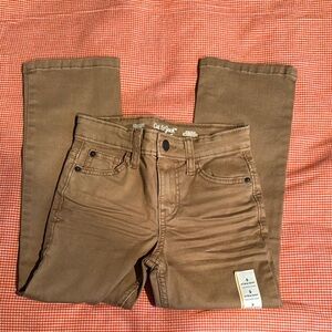 Cat & Jack Brown Slim Jeans Versatile Style
